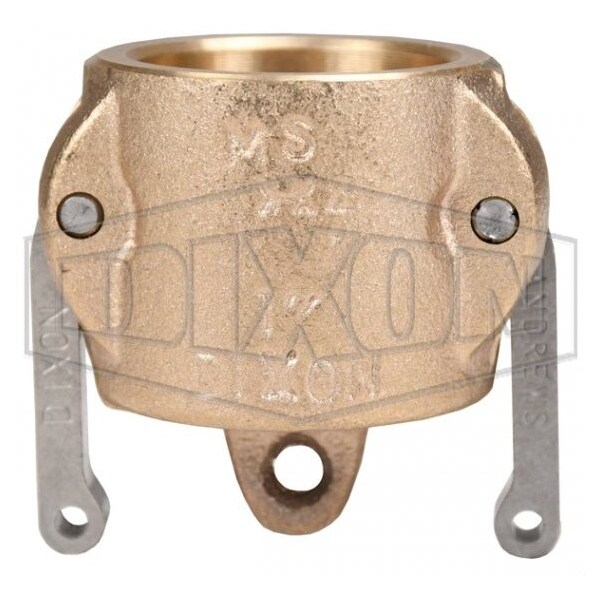 Type DC Cam and Groove Dust Cap, 1 in, Brass, Domestic